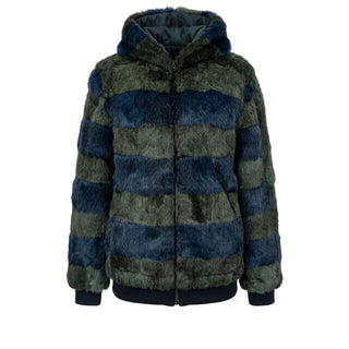 Green Rabbit Fur Women Jacket