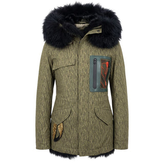 Green Cotton Women's Jacket