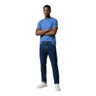 Blue Recycled Cotton T-Shirt