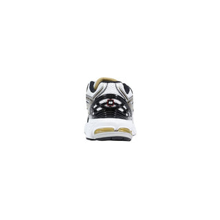 Silver Synthetic Athletic Sneakers