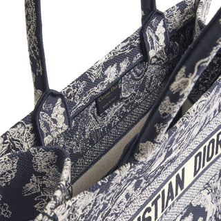 Blue Cotton Tote Bag