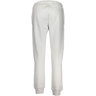White Cotton Women Sweatpants