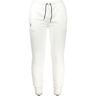 White Cotton Men's Sweatpants