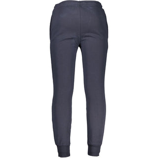 Blue Cotton Men's Sweatpants