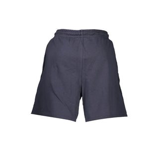 Blue Cotton Men's Jogger Pants