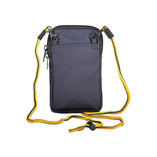 Blu Polyester Men Shoulder Bag