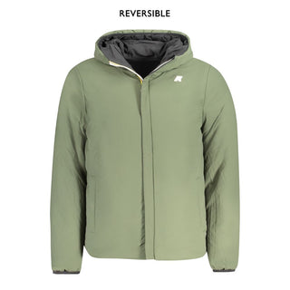 Black Nylon Men's Reversible Jacket