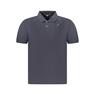 Blue Cotton Men's Polo