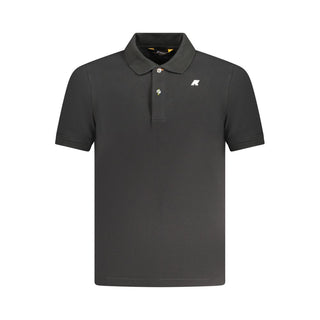 Black Cotton Men's Polo Shirt