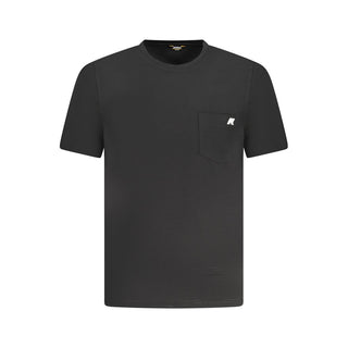 Black Cotton Men's T-Shirt