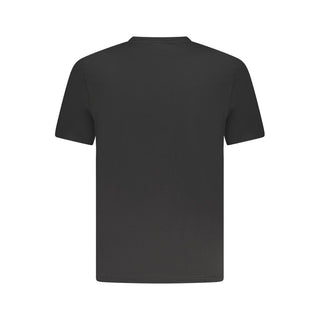 Black Cotton Men's T-Shirt