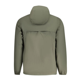 Green Polyamide Men's Jacket