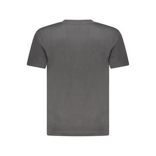 Black Cotton Mens T-Shirt