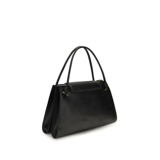 Black Calf Leather Bos Taurus Shoulder Bag