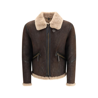 Brown Lamb Leather Full-Length Jacket