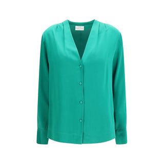 Bicolor Silk Dress Shirt