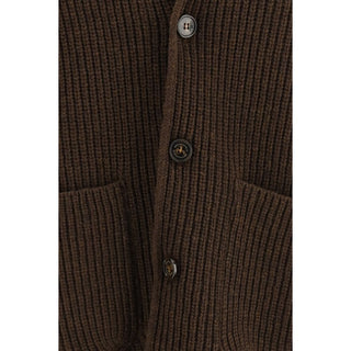 Brown Wool Oves Aries Full-Length Jacket
