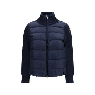 Blue Polyamide Full-Length Jacket