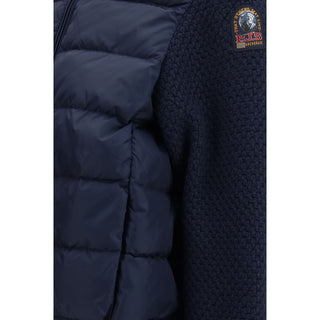 Blue Polyamide Full-Length Jacket