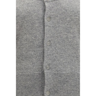 Gray Cashmere Cardigan