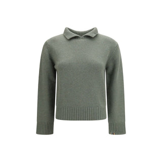Bicolor Cashmere Sweatshirt
