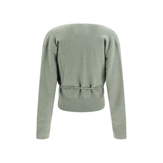 Bicolor Cashmere Cardigan