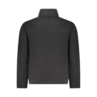 Black Cotton Men's Sweater