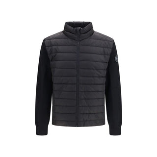 Black Recycled Polyamide Full-Length Jacket