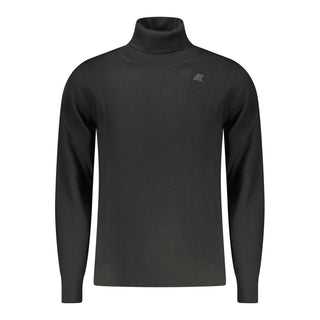 Black Wool Men Sweater