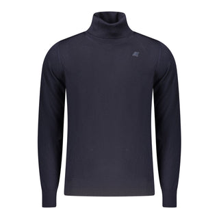 Blue Wool Men Sweater