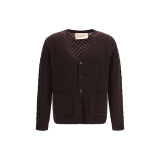 Brown Wool Oves Aries Cardigan