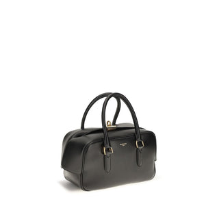 Black Lamb Leather Handbag