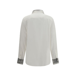 White Silk Dress Shirt