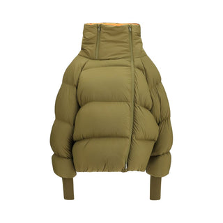 Bicolor Polyamide Full-Length Jacket