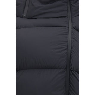 Black Polyamide Full-Length Jacket