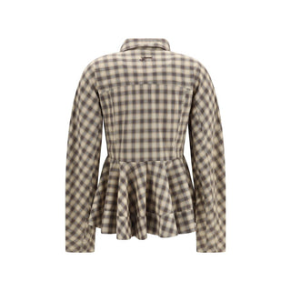 Beige Cotton Blouse