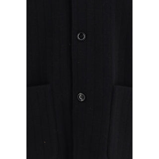 Black Wool Oves Aries Full-Length Jacket