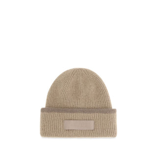 Beige Alpaca Vicugna Pacos Beanie