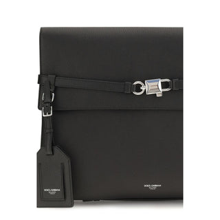 Black Calf Leather Bos Taurus Shoulder Bag