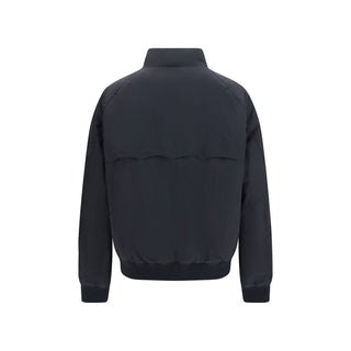 Black Polyester Bomber