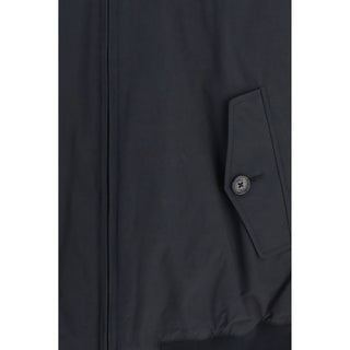 Black Polyester Bomber