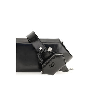 Black Polyethylene Shoulder Bag