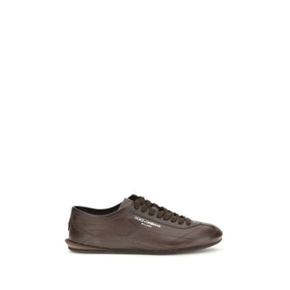 Brown Calf Leather Bos Taurus Low Top Sneakers