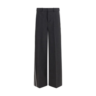 Gray Wool Oves Aries Casual Pants