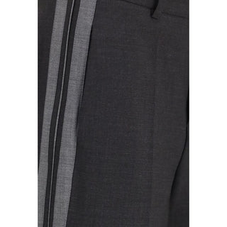 Gray Wool Oves Aries Casual Pants
