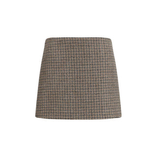 Brown Wool Oves Aries Mini Skirt