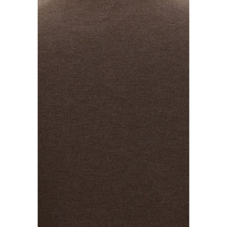 Brown Silk Casual Dress
