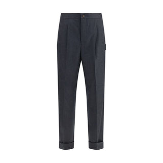 Gray Wool Oves Aries Dress Pants