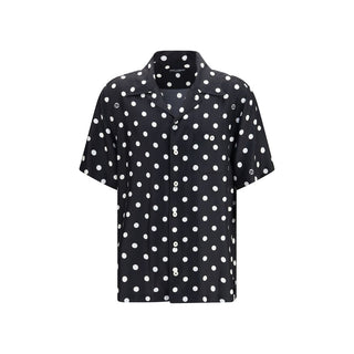 Black Silk Shortsleeve Shirt