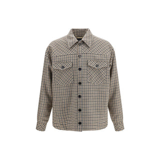 Brown Wool Oves Aries Full-Length Jacket
